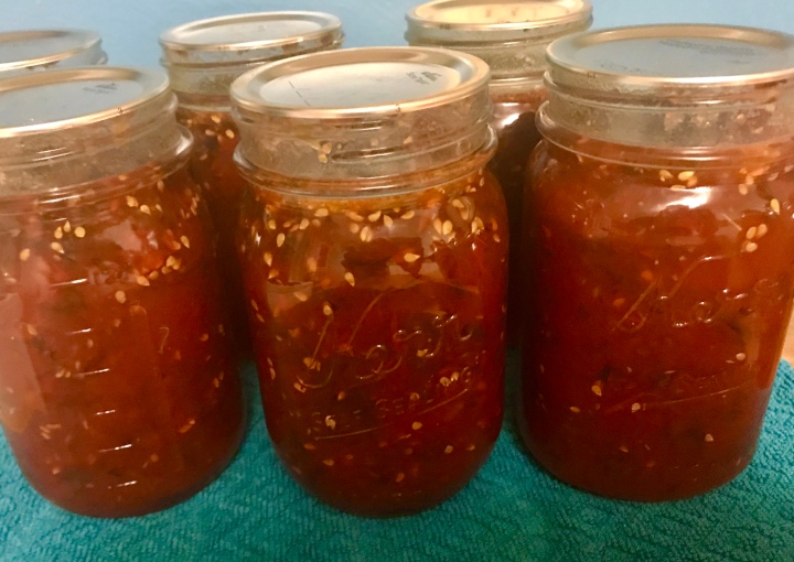 Tomato basil jam—new recipe experiment success